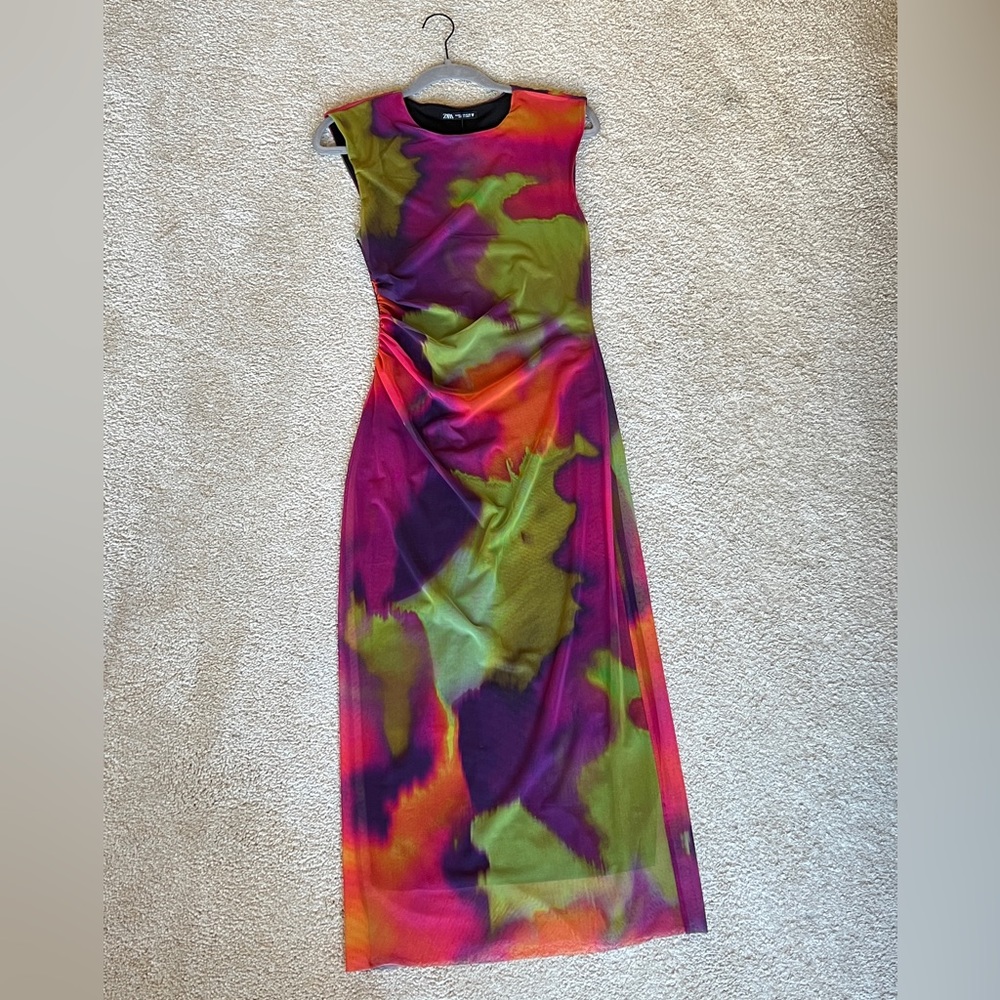 Zara Colorful Dress Size M